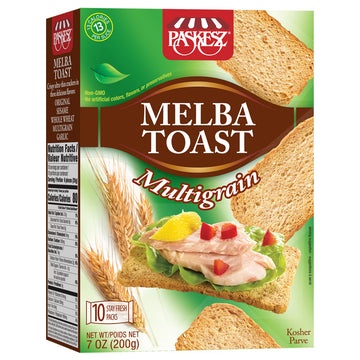 Paskesz Melba Toast - Multigrain