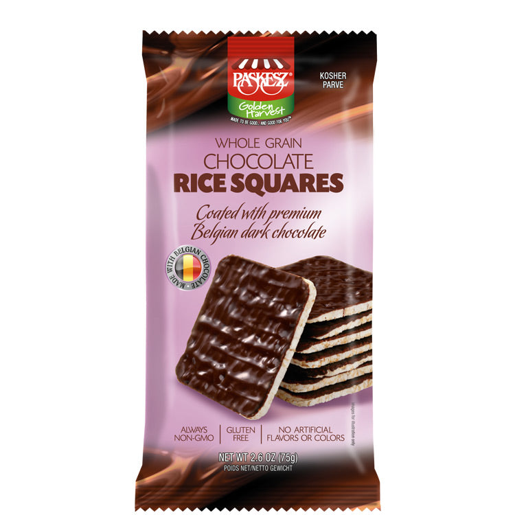 Paskesz Choc Covered Rice Squares