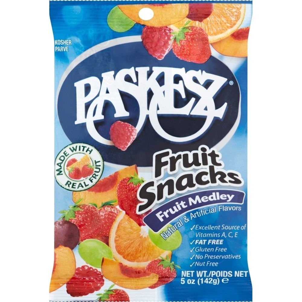 Paskesz Fruit Snacks - Fruit Medley
