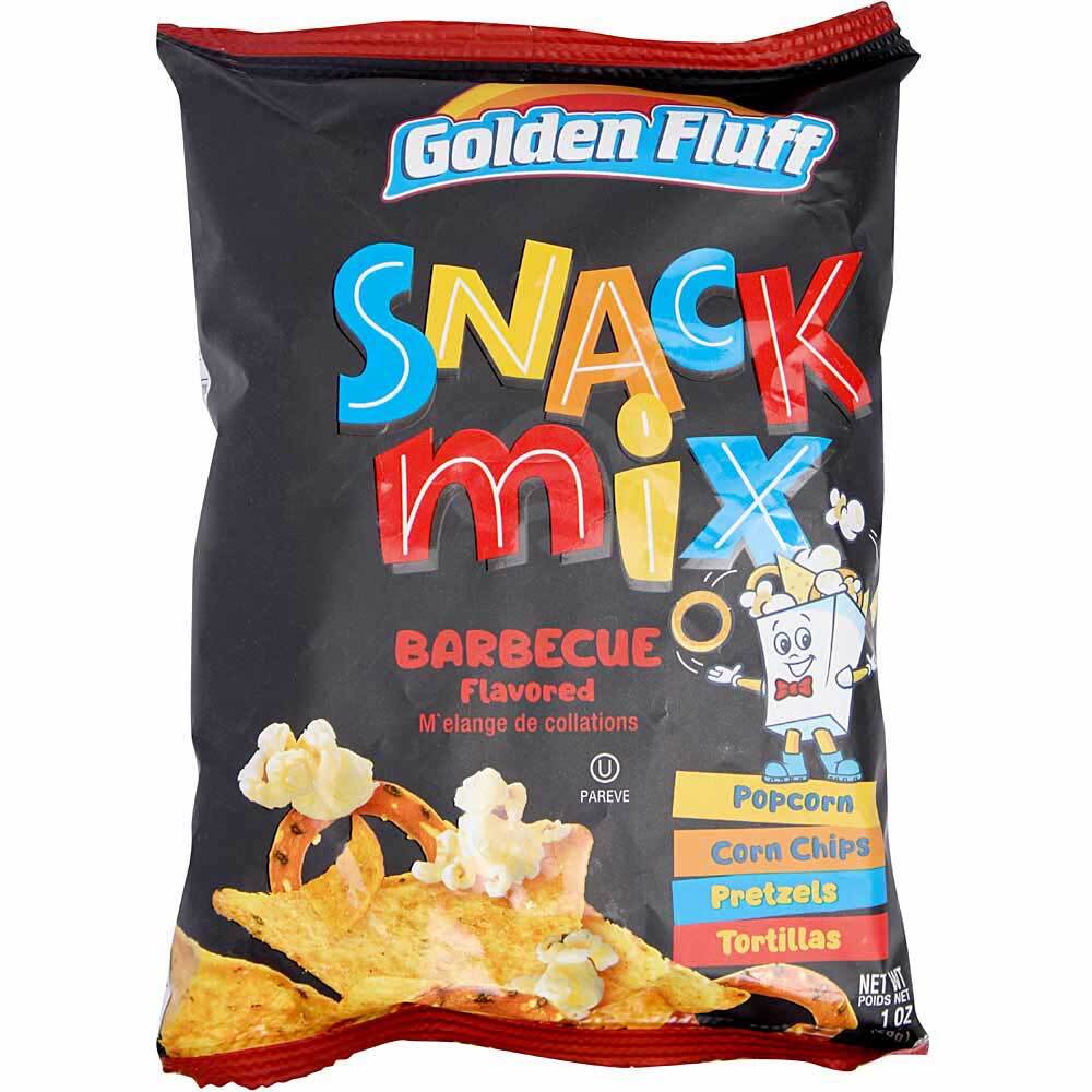 Golden Fluff BBQ Snack Mix