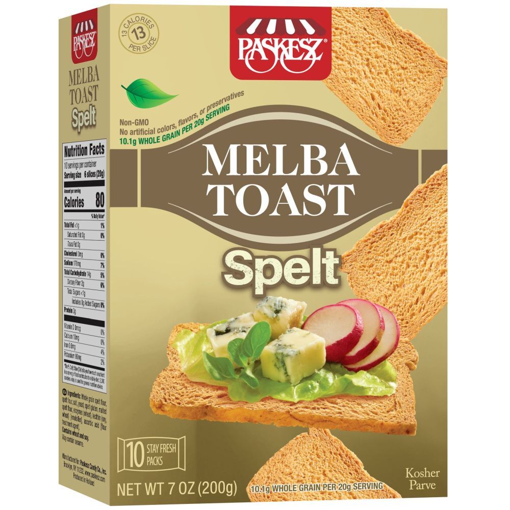 Paskesz Melba Toast - Spelt