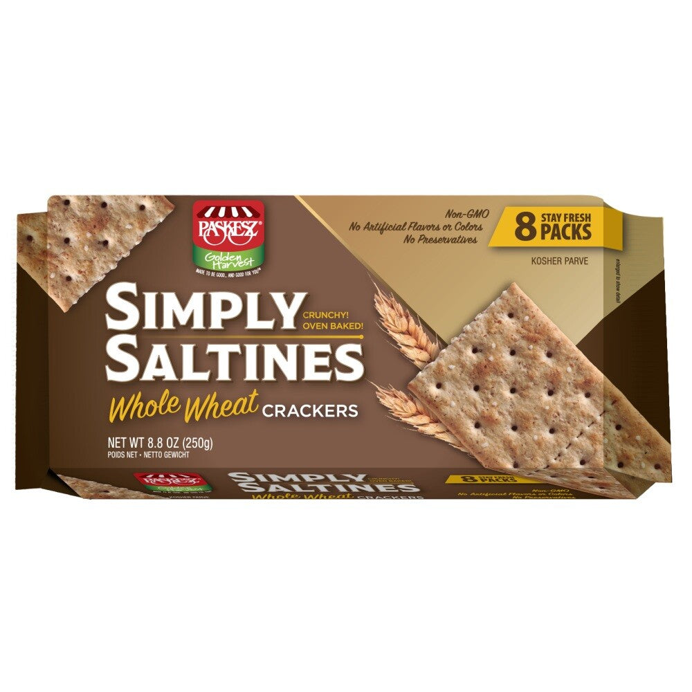 Paskesz Saltines - Whole Wheat