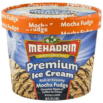 Mehadrin Mocha Fudge Ice Cream