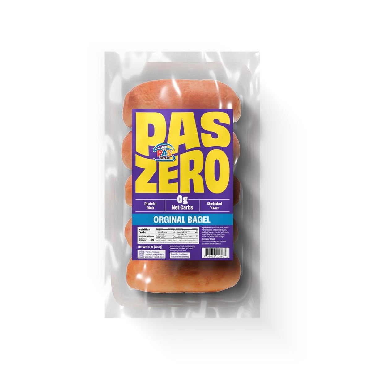 Pas Zero Carb - Plain Bagel