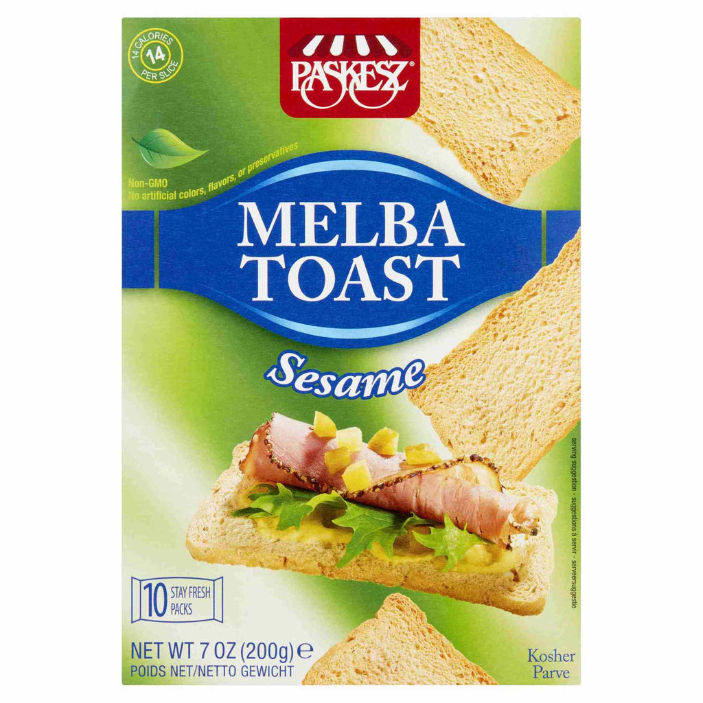 Paskesz Melba Toast - Sesame
