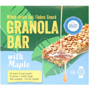Best Select Granola Bars - Maple