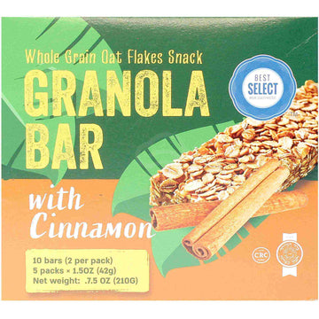 Best Select Granola Bars - Cinnamon