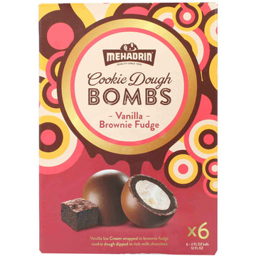 Meh Cookie Dough Bombs - Vanilla Brownie