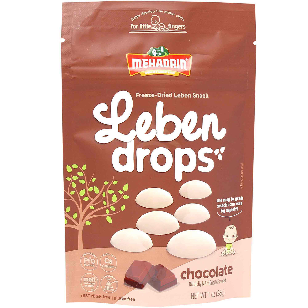Mehadrin Leben Drops - Chocolate