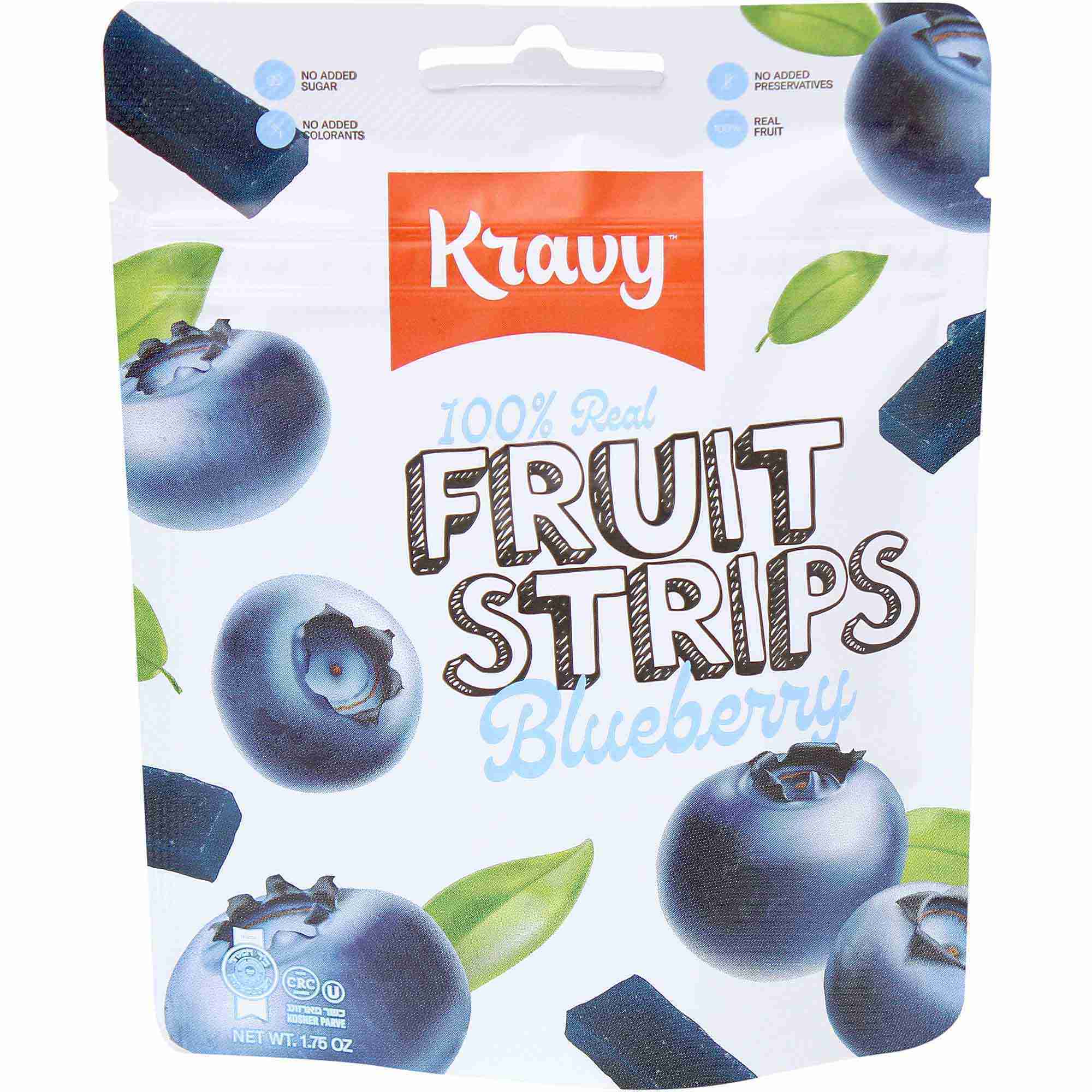 Kravy Fruit Strips - Blueberry