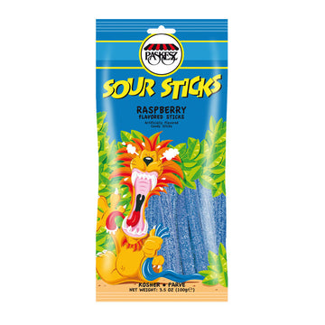 Paskesz Sour Sticks - Raspberry