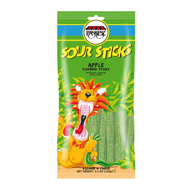 Paskesz Sour Sticks - Apple