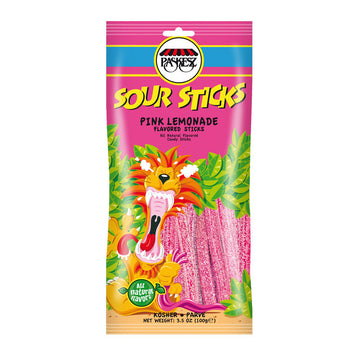 Paskesz Sour Sticks - Pink Lemonade
