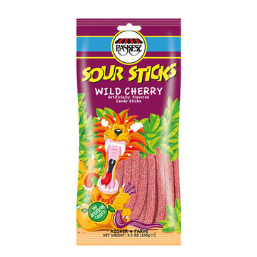 Paskesz Sour Sticks - Wild Cherry