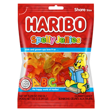 Haribo Gummi Alphabet Spelly Jellies