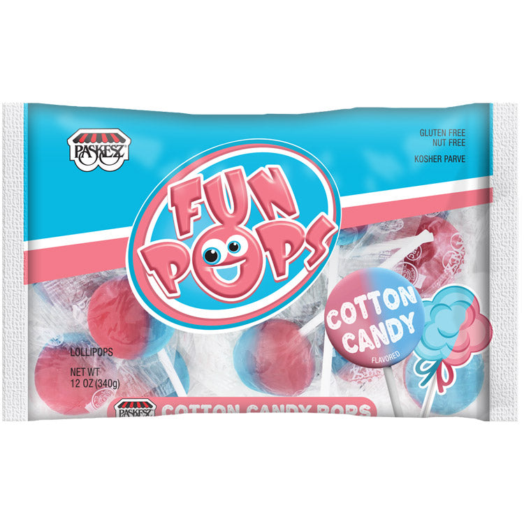 Paskesz Cotton Candy Lollypops