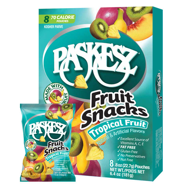 Paskesz Fruit Snacks BOX - Tropical