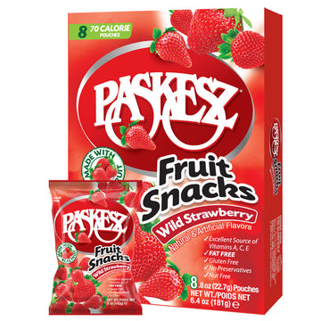 Paskesz Fruit Snacks BOX - Strawberry