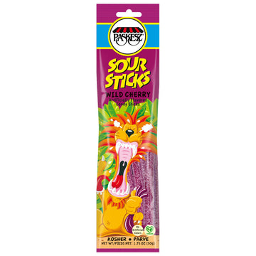 Paskesz Sour Sticks - Wild Cherry
