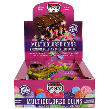 Paskesz Milk Coins - Multicolor