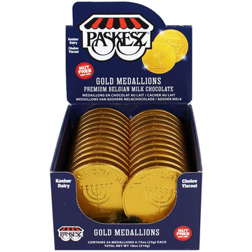 Paskesz Medallions - Milk Gold
