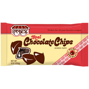 Paskesz Real Chocolate Chips - LARGE
