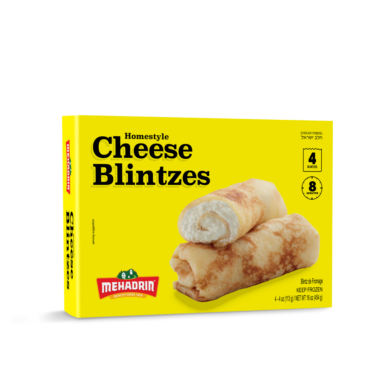 Mehadrin Cheese Blintzes