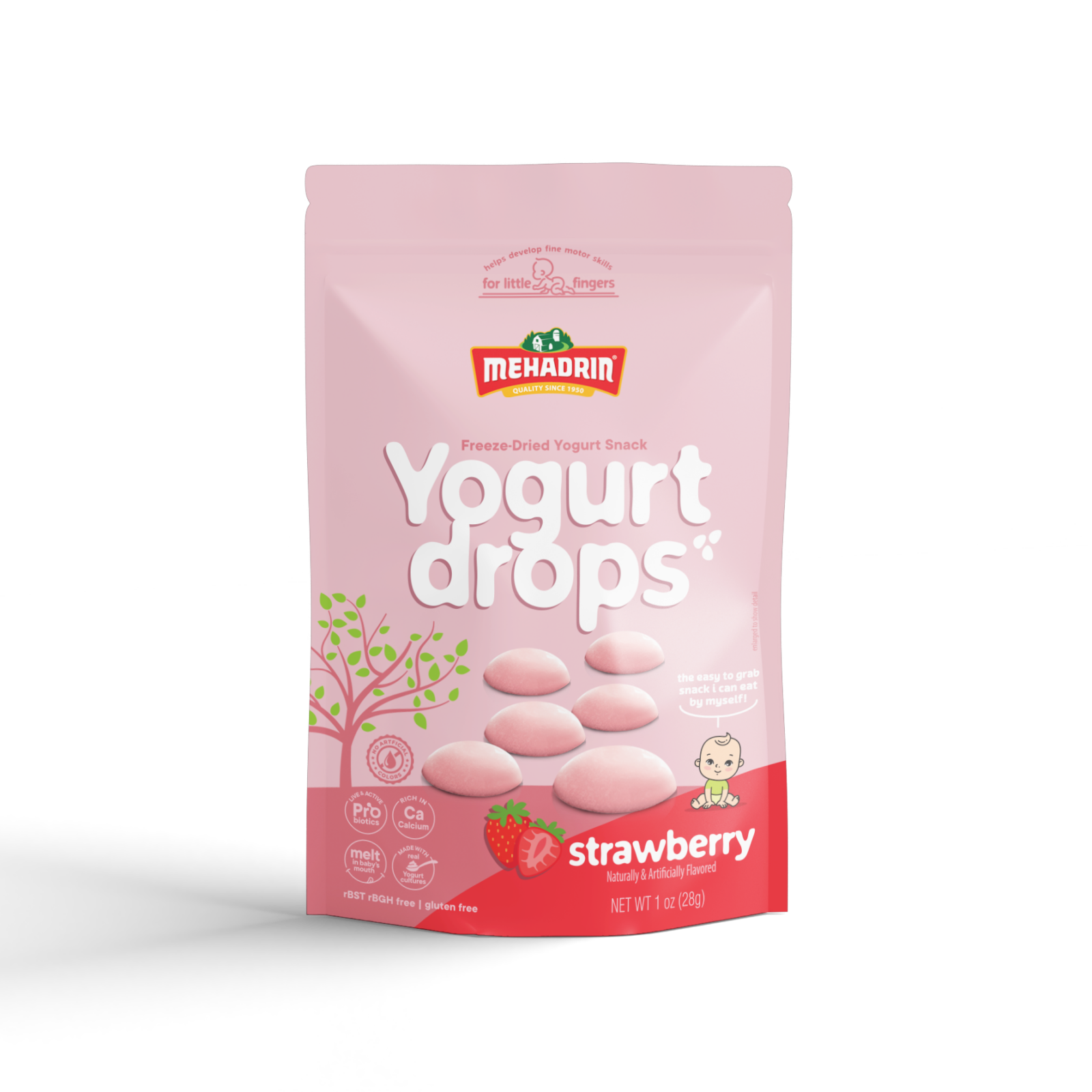 Mehadrin Yogurt Drops - Strawberry