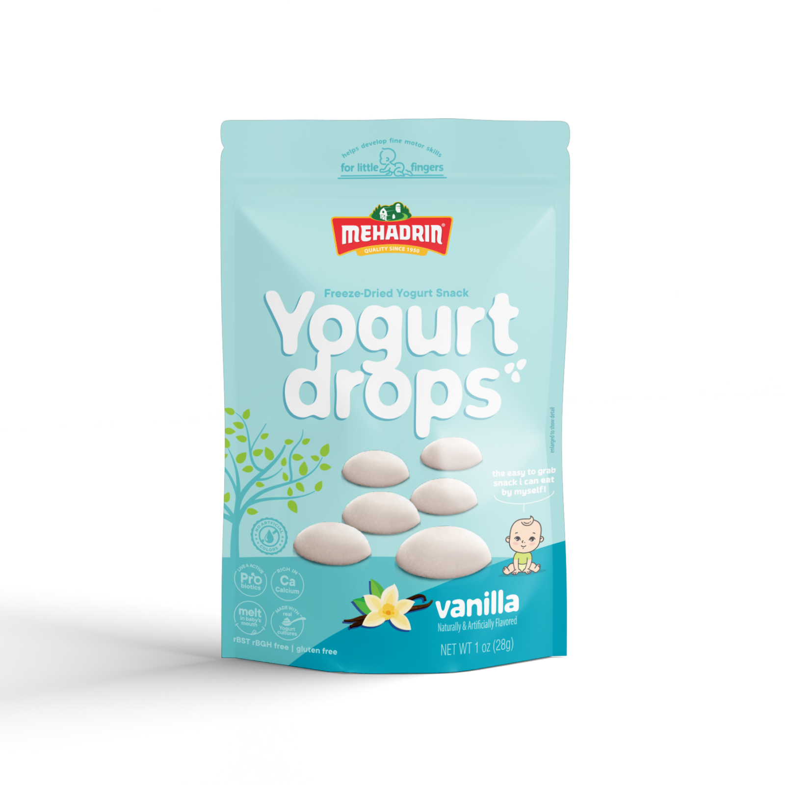 Mehadrin Yogurt Drops - Vanilla