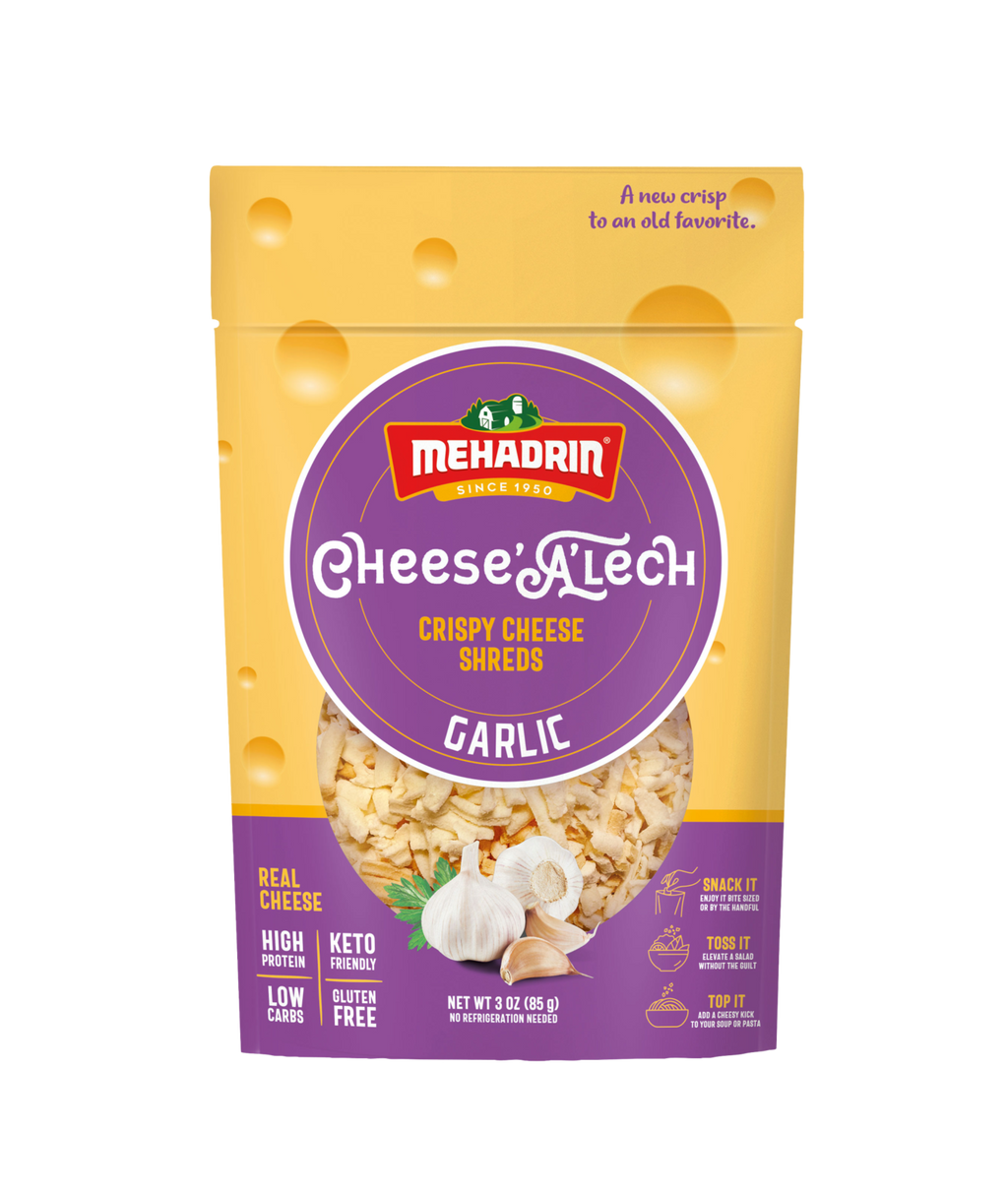 Mehadrin Cheese-Alech Shreds - Garlic