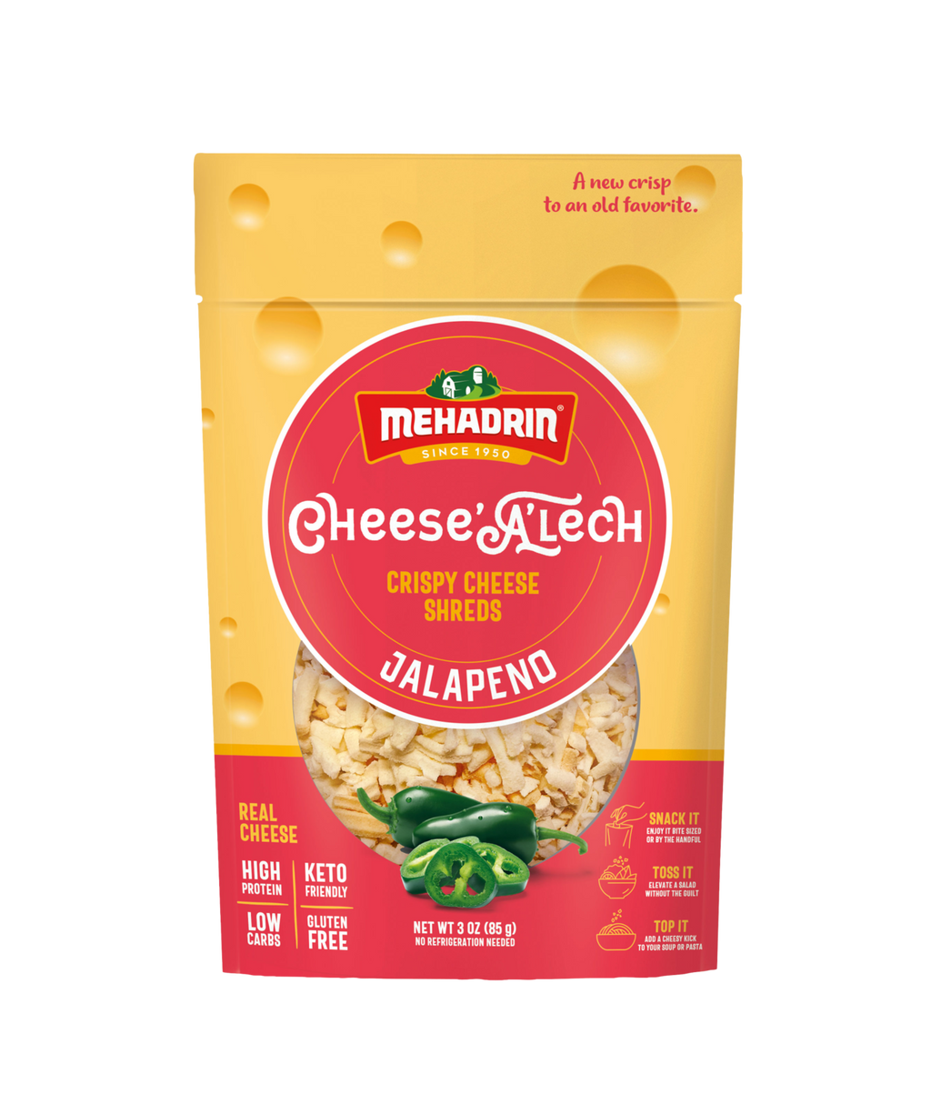 Mehadrin Cheese-Alech Shreds - Jalapeno