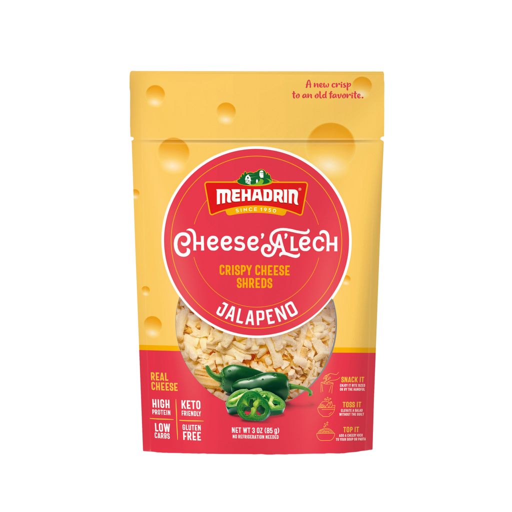Mehadrin Cheese-Alech Shreds - Jalapeno