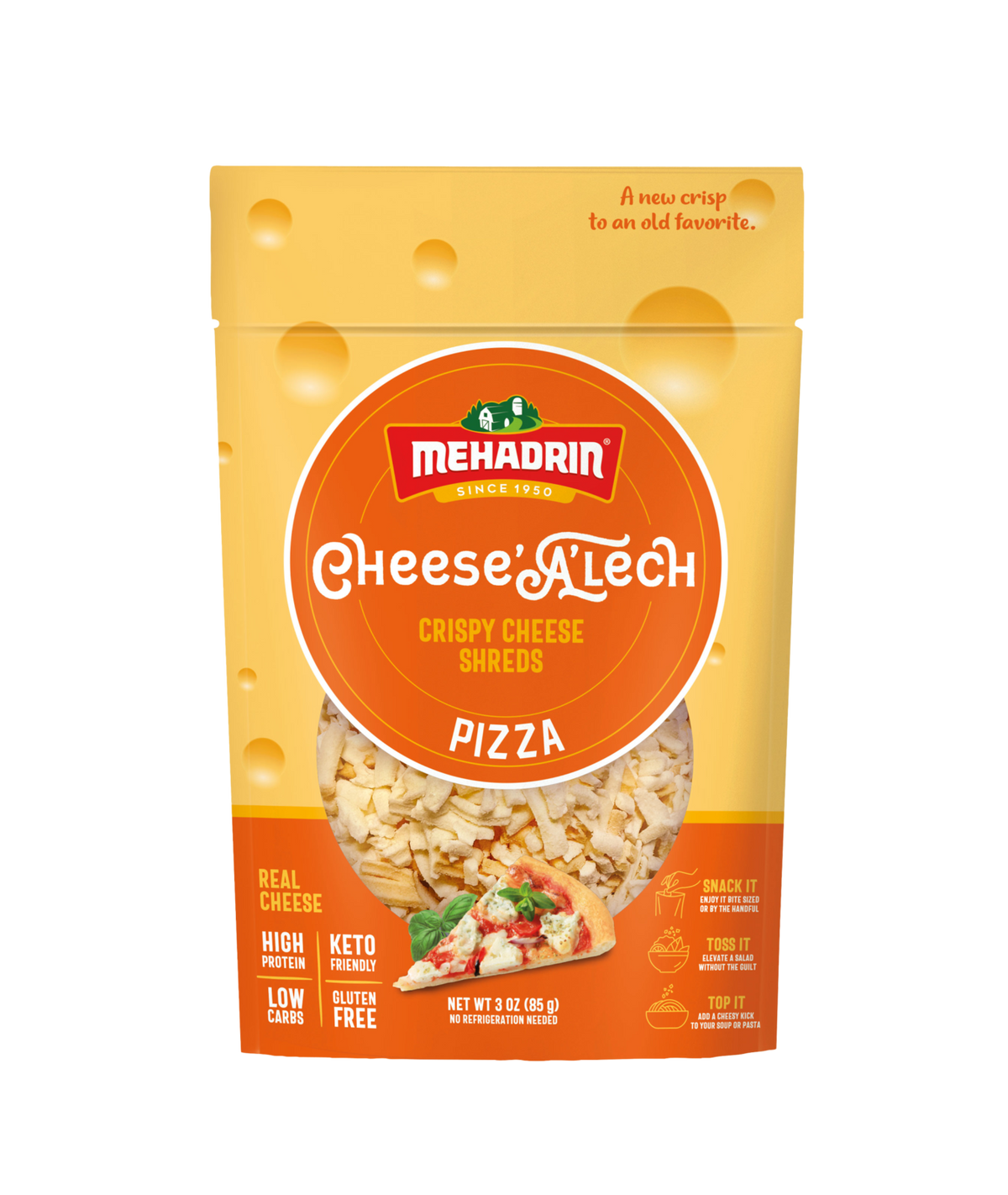 Mehadrin Cheese-Alech Shreds - Pizza