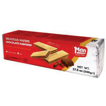 Man Chocolate Wafers