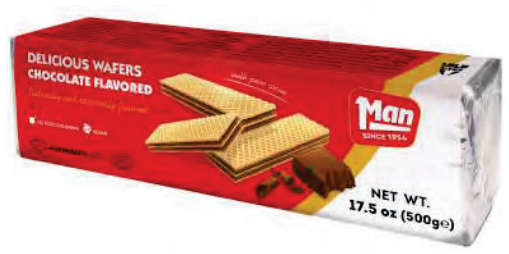 Man Chocolate Wafers