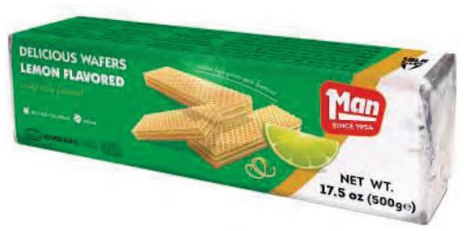Man Lemon Wafers