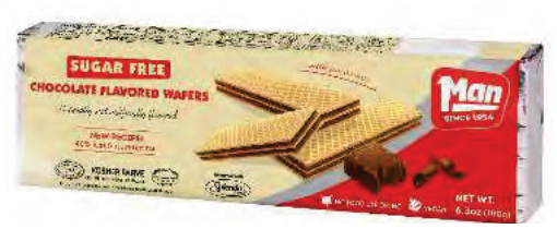 Man Sugar Free Chocolate Wafers