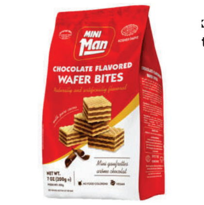 Man Chocolate Wafer Cubes