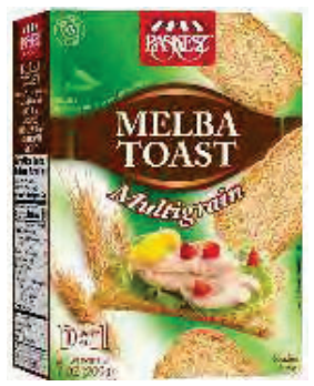 Paskesz Melba Toast - Multigrain