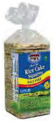 Paskesz Square Thin Rice Cakes Unsltd