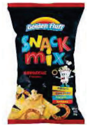 Golden Fluff BBQ Snack Mix