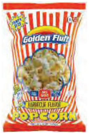 Golden Fluff Jumbo BBQ Popcorn