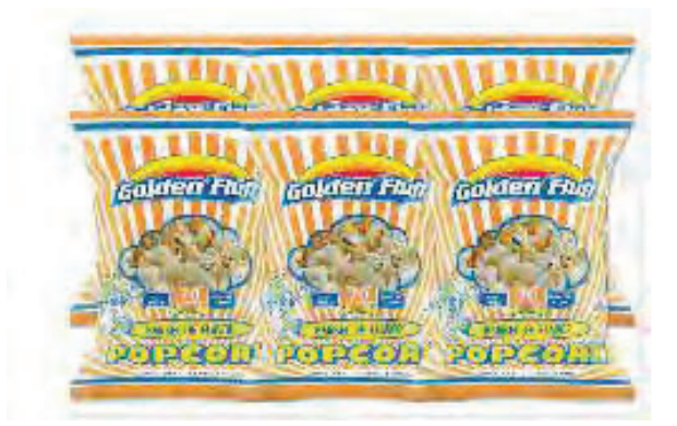 Golden Fluff 6-pack Mini Popcorn