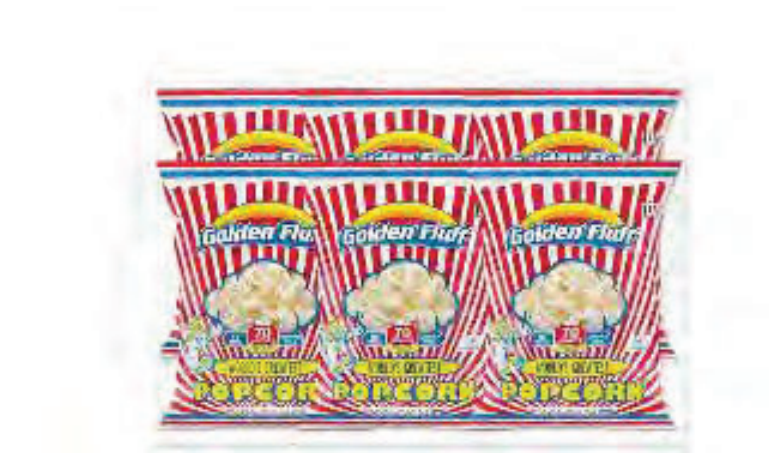 Golden Fluff 6-pack BBQ Mini Popcorn