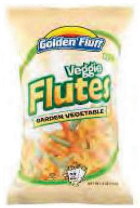Golden Fluff Potato Flutes - Veggie Mix