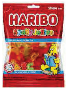 Haribo Gummi Alphabet Spelly Jellies