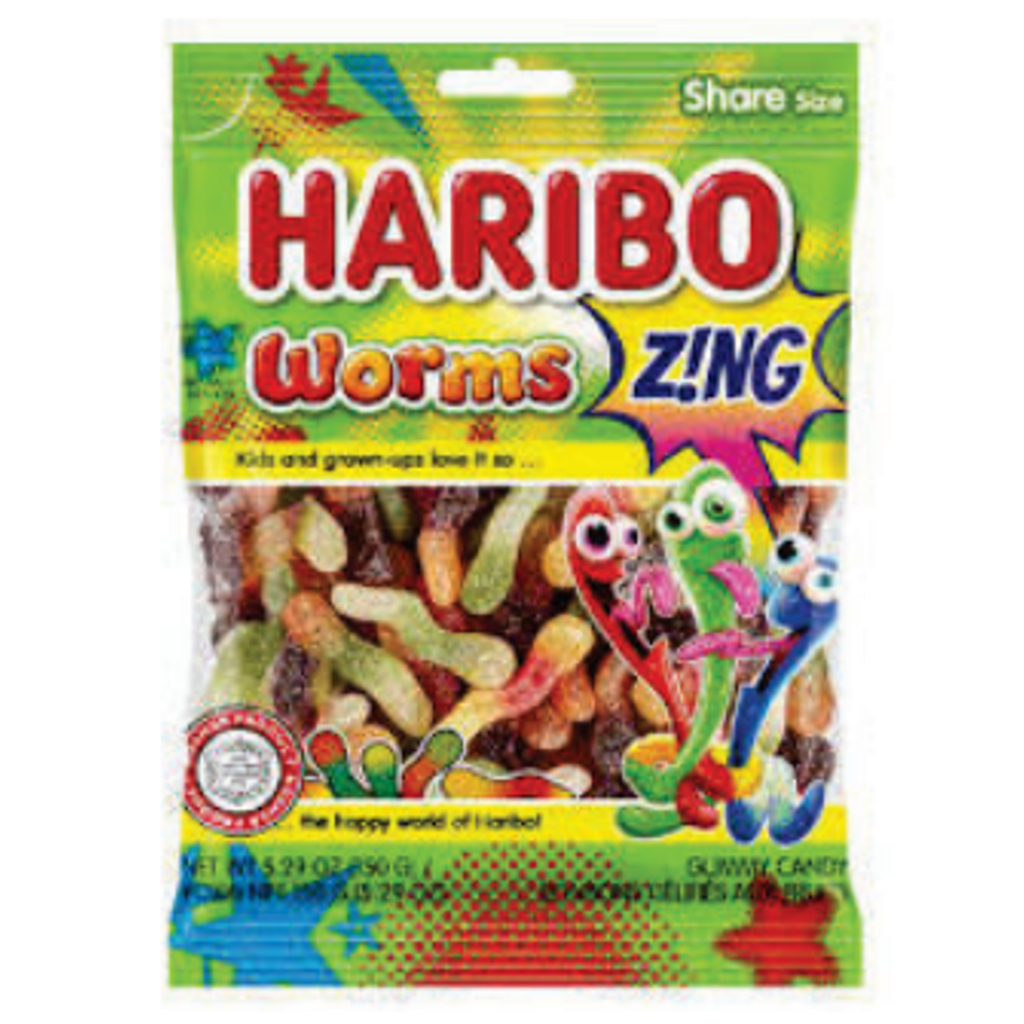 Haribo Gummi Sour Worms