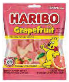 Haribo Gummi Grapefruit