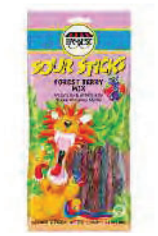 Paskesz Sour Sticks - Forest Berry Mix