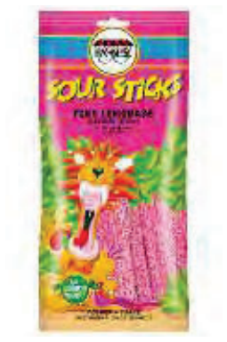 Paskesz Sour Sticks - Pink Lemonade